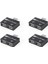 4x USB 2.0 Erkek - Ikiz Dişi Şarj Cihazı Çift 2 Port USB Dc 5V Şarj Splitter Hub Adaptörü Dönüştürücü Konektörü (Yurt Dışından) 1
