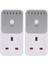2x Akıllı Kontrol Geri Sayım Sayacı Anahtarı Plug-In Soket Otomatik Kapatma Çıkışı Ingiltere Tak (Yurt Dışından) 1