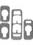 XC90 2003-2007 Lhd Karbon Fiber Araba Kapı Pencere Kaldırma Düğmesi Paneli Kapak Trim Iç Etiket, 2003-2007 (Yurt Dışından) 1