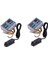2x XK-W1099 Çift Dijital Termostat Humidistat Yumurta Kuluçka Sıcaklık Nem Kontrol Cihazı Regülatörü 110V-220V (Yurt Dışından) 1