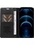 Yıkatu YK-006 iPhone 12 Pro Max Için Deri Kılıf Manyetik Çevirmeli Telefon Cüzdan Kapağı - Siyah (Yurt Dışından) 5