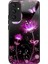 Samsung Galaxy A55 5g Temperli Cam Kılıf Tpu Çerçeve Desen Baskı Telefon Kapağı - Floresan Lotus (Yurt Dışından) 1