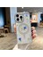 iPhone 13 Pro Max Kılıf Pc+Tpu Cep Telefonu Kapağı Manyetik Epoksi Kurutulmuş Çiçek Telefon Kabuğu - Lobelia Erinus (Yurt Dışından) 2