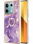 Yb Imd Serisi-10 Xiaomi Redmi Note 13 5g Tpu Kılıf Galvanik Kickstand Telefon Kapağı - Mor 002 (Yurt Dışından) 1