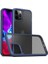 Apple iPhone 12 Pro Max Uyumlu Kılıf Inoks Kapak, Mavi 1