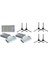 12X Yan Fırça + 10X Filtre Lidl Silvercrest Ssr 3000 A1 Robotik Elektrikli Süpürge Aksesuarları Değiştirme (Yurt Dışından) 5