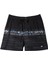 Everyday Wordblock Vly Yth 14 Çocuk Siyah Volley Short 1