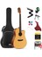 DAG-1C Cutaway Akustik Gitar Seti (Natural) 1