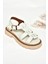 S437302009 Beyaz Kalın Tabanlı Kadın Sandalet 3