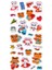 Sticker Kabartmalı Stiker Defter Planlayıcı Etiket (LDE006)-19X9CM - Motorlu Tavşan Ayıcık 1
