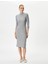 4WAK80002EK Koton Kadın Elbise Gri 2