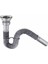 Paslanmaz Lavabo Lüx Evye Sifonu Lüx Körüklü Sifon 32 mm Donau 10 Adet 1