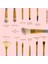 Professional Makeup Brush Champagne Serisi 12'Li Makyaj Fırça Seti 2