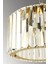 E27 Lüx Elmas Gold Kristal Taşlı Avize 20 x 60 Cam 1 Taşlı Altın 35 - 50 cm 4