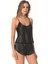 Siyah Saten Babydoll Şort Takımı 1