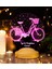 Nostaljik Bisiklet Doğum Günü Hediyesi 3 Boyutlu Led Lamba 1