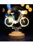 Nostaljik Bisiklet Doğum Günü Hediyesi 3 Boyutlu Led Lamba 2