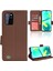 Oukitel C25 Cüzdan Pu Deri Kart Yuvaları Tutucu Yan Toka Için Kılıf (Yurt Dışından) 1