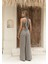 Moira Füme Keten Crop Pantolon Takım 5