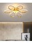 Metal Modern Plafonyer Tavan LED Avize Margarita Ledli Avize Eskitme Gold Bej 1 Modern 50 x 45 E27 3