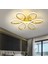 Metal Modern Plafonyer Tavan LED Avize Margarita Ledli Avize Eskitme Gold Bej 1 Modern 50 x 45 E27 5