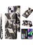 Ile Uyumlu iPhone 14 Plus Premium Mermer Vintage Pu Deri Manyetik Kapatma Kılıfı Kayışlı Kapaklı (Yurt Dışından) 1