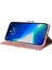 Ile Uyumlu iPhone 13 Pro Premium Mermer Vintage Pu Deri Manyetik Kapatma Kılıfı Kayışlı Kapaklı (Yurt Dışından) 4