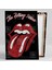 Rolling Stones Rock Muzik Efsanesi Mick Jagger Dikey Kanvas Tablo 2