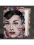 Audrey Hepburn Audrey Kathleen Ruston Moda Ikonu Dikey Kanvas Tablo 2