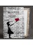 There Is Always Hope Banksy Kırmızı Balon Tutan Kız Tuğla Duvar Dikey Kanvas Tablo 2