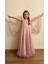 Melek Model Kız Çocuk Abiye Pembe 3