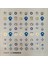 Hologram Yaldız Tırnak Dövmesi, Tırnak Tattoo, Nail Art, Tırnak Sticker 1