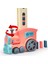Baby - Işıklı Sesli Domino Tren - Otomatik Domino Dizilimi - Eğitici Oyuncak - Tren, 30 Domino Taşı ve Kaktüs - Pembe 4