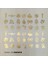 Hologram Yaldız Tırnak Dövmesi, Tırnak Tattoo, Nail Art, Tırnak Sticker 1