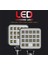 19 LED Kare Off Road Tekne Çalışma Lambası Spot Lambası Işık Araba 6500K 5