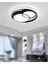 LED Modern Çift Yuvarlak Model Plafonyer LED Avize Tavan Model 3 Renk Avize Salon LED Lambası Kuman 1