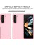 Samsung Galaxy Z Fold 5 Için Ince Sert Pc Koruyucu Kılıf Telefon Kılıfı Pembe (Yurt Dışından) 3