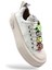Foershadow S1900 Yüksek Tabanlı Emoji ve Taş Detaylı Bej Renk Kadın Sneaker Spor Ayakkabı 1