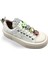 Foershadow S1900 Yüksek Tabanlı Emoji ve Taş Detaylı Bej Renk Kadın Sneaker Spor Ayakkabı 2
