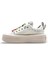 Foershadow S1900 Yüksek Tabanlı Emoji ve Taş Detaylı Bej Renk Kadın Sneaker Spor Ayakkabı 4