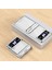Samsung Galaxy Z Flip 4 5g Için Menteşe Korumalı Sert Pc Şeffaf Telefon Kılıfı Gümüş (Yurt Dışından) 5