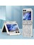 Samsung Galaxy Z Flip 5 Için Şık Elektroliz Kaplama Sert Pc Telefon Kılıfı Gümüş (Yurt Dışından) 1
