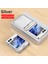 Samsung Galaxy Z Flip 5 Için Menteşe Korumalı Sert Pc Şeffaf Telefon Kılıfı Gümüş (Yurt Dışından) 5