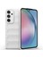 Samsung Galaxy A55 Için Kaymaz Yumuşak Silikon Telefon Kılıfı - Beyaz (Yurt Dışından) 1
