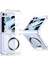 Samsung Galaxy Z Flip 5 Için Menteşe Korumalı Şeffaf Kılıf Telefon Kılıfı , Magsafe ile Uyumlu Gümüş (Yurt Dışından) 1