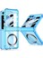 Samsung Galaxy Z Flip 5 Için Menteşe Korumalı Şeffaf Kılıf Telefon Kılıfı , Magsafe ile Uyumlu Mavi (Yurt Dışından) 1