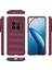 Realme 12 Pro / 12 Pro+ Için Kaymaz Yumuşak Silikon Telefon Kılıfı - Koyu Kırmızı (Yurt Dışından) 3