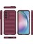 Samsung Galaxy A55 Için Kaymaz Yumuşak Silikon Telefon Kılıfı - Koyu Kırmızı (Yurt Dışından) 3