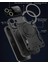 iPhone 15 Plus Için Çift Katmanlı Manyetik Halka Lens Standı Telefon Kılıfı - Kırmızı (Yurt Dışından) 3