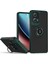 Motorola Moto G Stylus 5g (2024) Için Yüzük Stand Mat Sert Silikon Telefon Kılıfı - Dark Yeşil (Yurt Dışından) 1